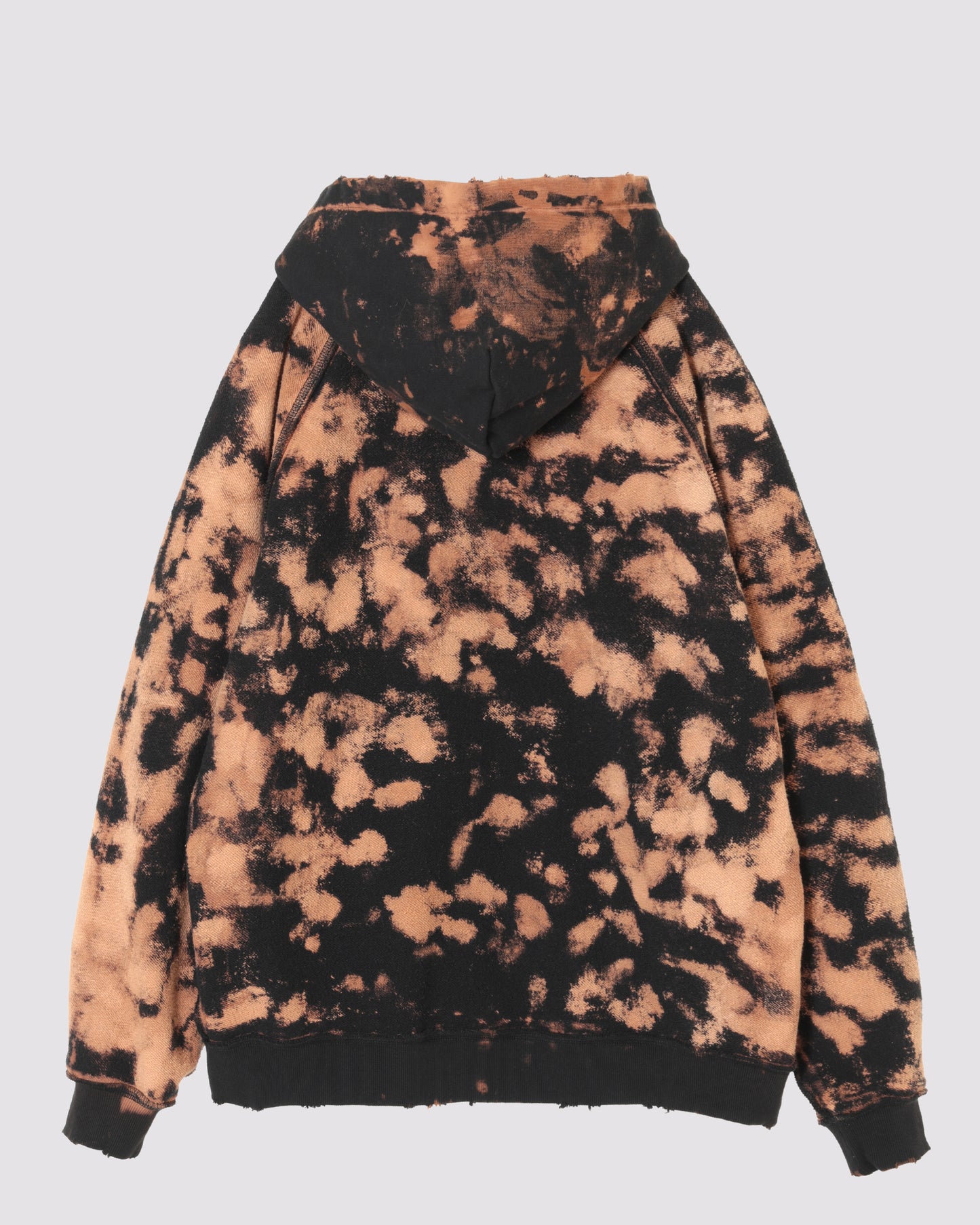 Uneven bleach Hoodie